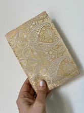 Load image into Gallery viewer, Celestial Gold Silk Prayer Book Cover