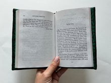 Load image into Gallery viewer, Emerald Elegance Silk Prayer Book Cover