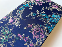 Load image into Gallery viewer, Kitab-i-Aqdas silk book cover - Ocean Blooms
