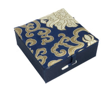 Load image into Gallery viewer, Midnight Blue Water Pearl Prayer Beads with Silk box