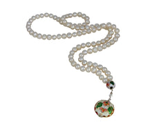 Load image into Gallery viewer, Pearl White Water Pearl Prayer Beads with Silk box