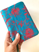 Load image into Gallery viewer, Teal Paradise Silk Prayer Book Cover