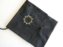 Load image into Gallery viewer, Black Linen Bag