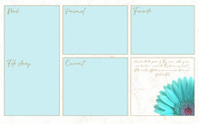 Load image into Gallery viewer, Uplifting Desktop Wallpaper Organizer – Aqua Daisy