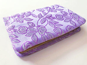 Lavender Bloom Silk Prayer Book Cover