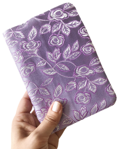 Lavender Bloom Silk Prayer Book Cover