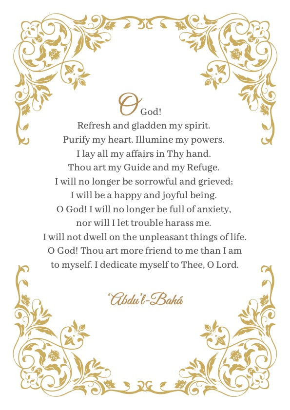 Refresh and gladden my spirit - Art quote digital download