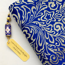 Load image into Gallery viewer, Sapphire Rose Beaded Bookmark