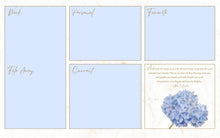 Load image into Gallery viewer, Uplifting Desktop Wallpaper Organizer – Sky Blue Hydrangea