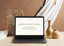 Load image into Gallery viewer, Bahá’í Fasting Journal - Floral Edition | Digital Download