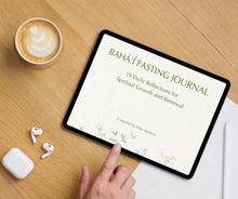 Load image into Gallery viewer, Bahá’í Fasting Journal - Floral Edition | Digital Download