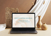 Load image into Gallery viewer, Bahá’í Fasting Journal - Rose Edition | A4 Digital Download