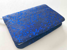 Load image into Gallery viewer, Dark Sapphire Blue Silk Prayer Book Cover