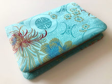 Load image into Gallery viewer, Sky Blue Chysanthemum Silk Prayer Book Cover