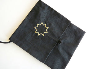 Black Linen Bag